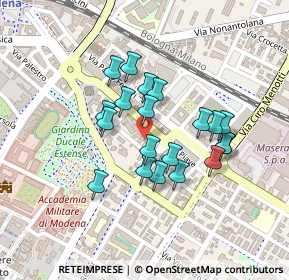 Mappa Viale Virginia Reiter, 41126 Modena MO, Italia (0.179)