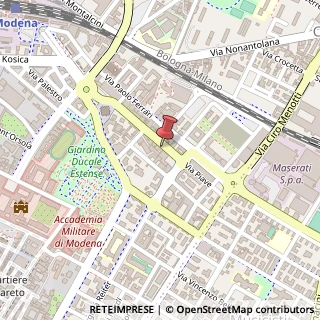 Mappa Via Piave, 82, 41121 Modena, Modena (Emilia Romagna)