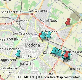 Mappa Viale Virginia Reiter, 41126 Modena MO, Italia (2.21)