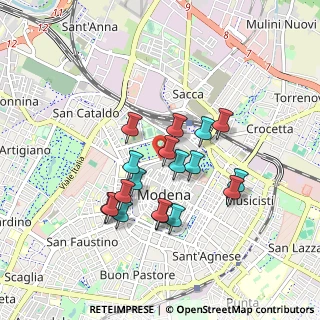 Mappa Via Ganaceto, 41121 Modena MO, Italia (0.7985)