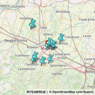 Mappa Via Ganaceto, 41121 Modena MO, Italia (10.20182)