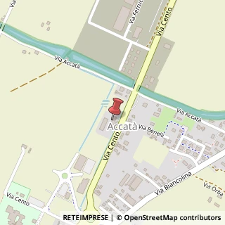 Mappa Via Cento, 60, 40017 San Giovanni in Persiceto, Bologna (Emilia Romagna)