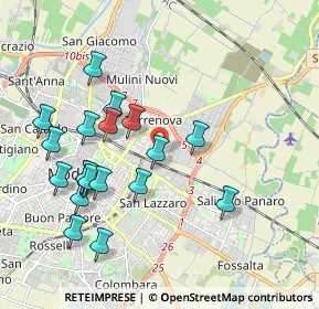 Mappa Strada Santa Caterina, 41122 Modena MO, Italia (2.03947)