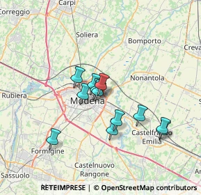 Mappa Strada Santa Caterina, 41122 Modena MO, Italia (5.5225)