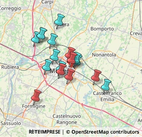 Mappa Strada Santa Caterina, 41122 Modena MO, Italia (5.55)