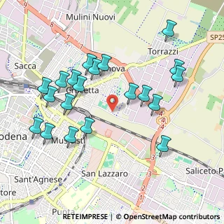 Mappa Strada Santa Caterina, 41122 Modena MO, Italia (1.0465)