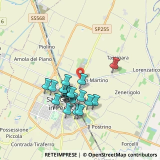 Mappa Via Benelli, 40017 San Giovanni in Persiceto BO, Italia (1.621)