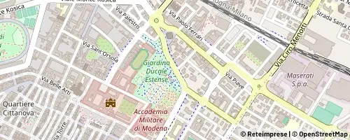Mappa Modena
