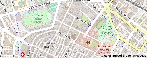 Mappa Módena