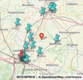 Mappa Via Pedora, 40052 Baricella BO, Italia (18.9135)