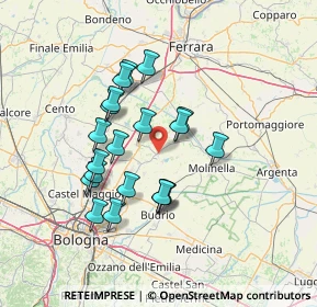 Mappa Via Pedora, 40052 Baricella BO, Italia (12.328)