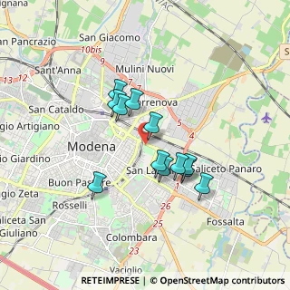 Mappa Area cani, 41121 Modena MO, Italia (1.375)
