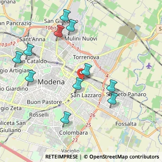 Mappa Area cani, 41121 Modena MO, Italia (2.3)