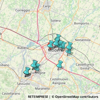 Mappa Via Ippocrate, 41126 Modena MO, Italia (6.71333)