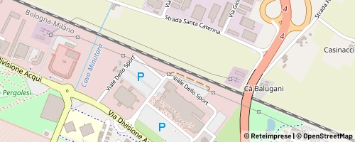 Mappa Módena