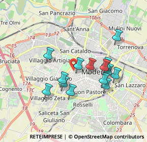 Mappa Via Gaspare Pagani, 41124 Modena MO, Italia (1.59071)