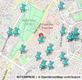 Mappa Via Gaspare Pagani, 41124 Modena MO, Italia (0.641)