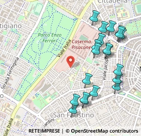 Mappa Via Gaspare Pagani, 41124 Modena MO, Italia (0.591)