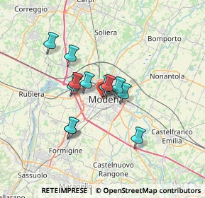 Mappa Viale A. Tassoni, 41124 Modena MO, Italia (5.12083)