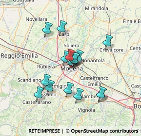Mappa Viale A. Tassoni, 41124 Modena MO, Italia (11.4625)