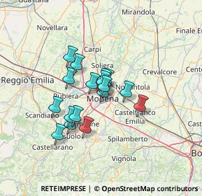 Mappa Viale A. Tassoni, 41124 Modena MO, Italia (9.52471)