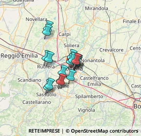 Mappa Viale A. Tassoni, 41124 Modena MO, Italia (7.99824)