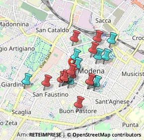Mappa Viale A. Tassoni, 41124 Modena MO, Italia (0.678)