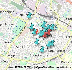 Mappa Viale A. Tassoni, 41124 Modena MO, Italia (0.586)