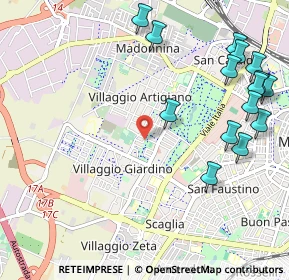 Mappa Via Stoppani, 41126 Modena MO, Italia (1.34333)