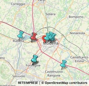 Mappa Via Stoppani, 41126 Modena MO, Italia (5.64091)