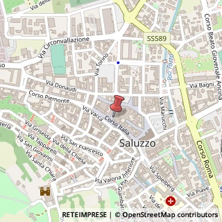 Mappa Via Silvio Pellico, 6, 12037 Saluzzo, Cuneo (Piemonte)