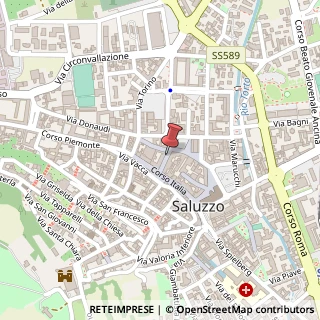 Mappa Via Silvio Pellico, 5, 12037 Saluzzo, Cuneo (Piemonte)