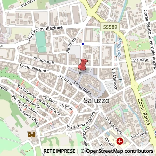 Mappa Via Silvio Pellico, 16, 12037 Saluzzo, Cuneo (Piemonte)