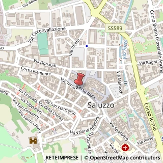 Mappa Piazza Liderico Vineis, 11, 12037 Saluzzo, Cuneo (Piemonte)