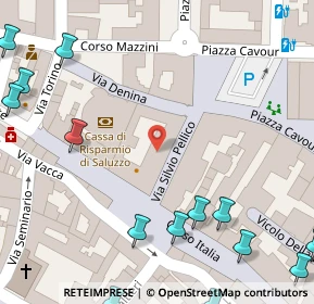 Mappa Piazza Denina, 12037 Saluzzo CN, Italia (0.1225)