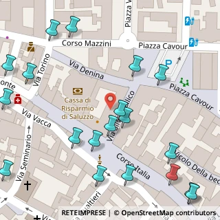 Mappa Via Giuseppe Parrà, 12037 Saluzzo CN, Italia (0.0975)