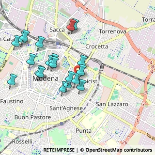 Mappa Via Gaetano Donizetti, 41121 Modena MO, Italia (0.9985)