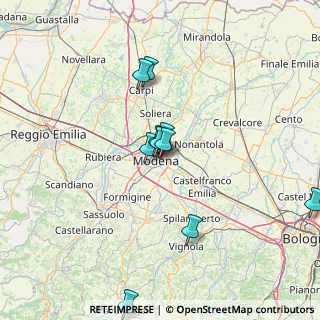 Mappa Via Gaetano Donizetti, 41121 Modena MO, Italia (15.43455)