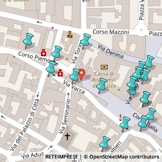 Mappa Via del Seminario, 12037 Saluzzo CN, Italia (0.095)