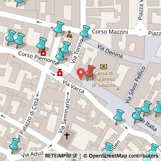 Mappa Via del Seminario, 12037 Saluzzo CN, Italia (0.1205)