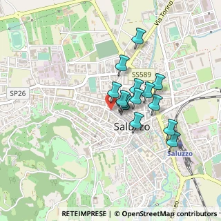 Mappa Via del Seminario, 12037 Saluzzo CN, Italia (0.33429)