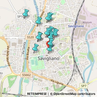 Mappa Piazza Santarosa, 12038 Savigliano CN, Italia (0.33867)