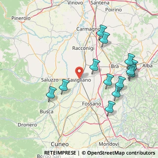 Mappa Piazza Santarosa, 12038 Savigliano CN, Italia (17.49385)