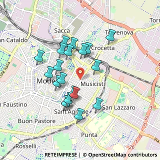 Mappa Viale Ciro Menotti, 41121 Modena MO, Italia (0.8175)