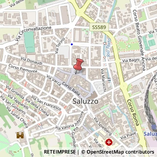 Mappa Piazza Camillo Benso Conte di Cavour, 44, 12037 Saluzzo, Cuneo (Piemonte)