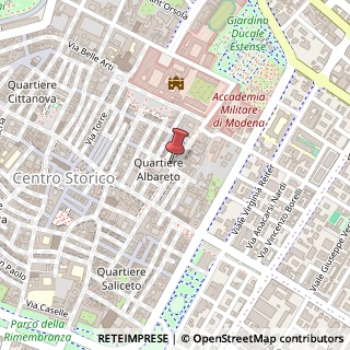 Mappa Corso Canalgrande, 79, 41121 Modena, Modena (Emilia Romagna)