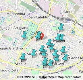 Mappa Via Tommaso Alva Edison, 41124 Modena MO, Italia (0.977)