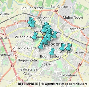 Mappa Via Tommaso Alva Edison, 41124 Modena MO, Italia (0.93105)