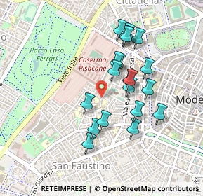 Mappa Via Tommaso Alva Edison, 41124 Modena MO, Italia (0.406)