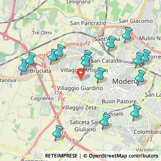 Mappa Viale Leonardo da Vinci, 41126 Modena MO, Italia (2.45933)